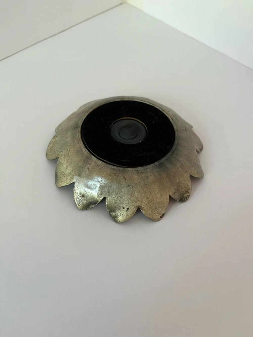 Metal Sunflower Daisy Decorative jewelry dish key holder decorative tray